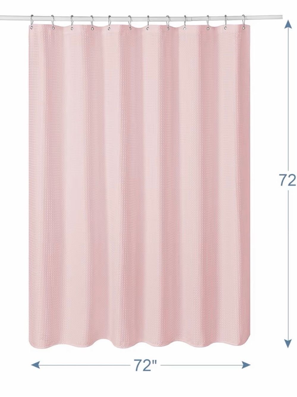 PVC Shower Curtain Liner Vinyl Resistant Water Repellent Odorless Open Box BB
